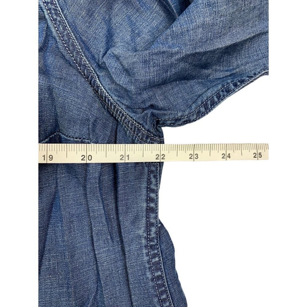 Lucky Brand Women’s Denim Buttoned Down Top - Picture 5 of 6